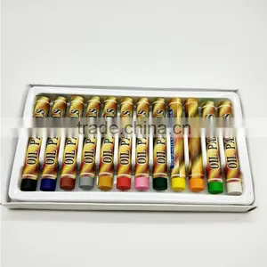Art Soft Oiled Pastel Chalk Crayon,oil Pastel Paint Color Crayon Set for Students 12/18/24/36/48 Colors thumbnail-6