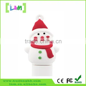 Funny Snow Man for Christmas Gifts Small and Cute Usb Flash Drives With Pvc Material Selling at Bolltom Price thumbnail-4