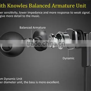 Original Huwaei Honor AM175 Dynamic Balanced Armature Dual Unit Support Hands Free Talking Ring Iron Headphones thumbnail-4