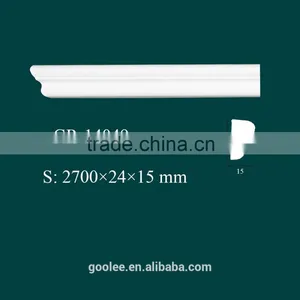 Factory Price Environmental Architectural Decorative PU White Ceiling Molding thumbnail-1