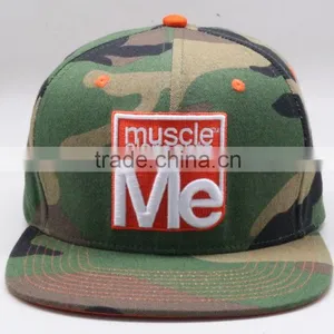 Adults Age Group and Embroidered Pattern Hatter Snapback Camo Caps thumbnail-2