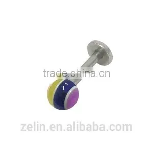 the Internal Threaded Monroe Piercing Jewelry Monroe Lip Ring & Labret Ring thumbnail-1