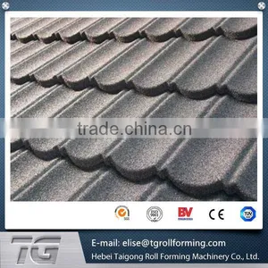 Roof Machine Popular in Africautomatic Corrugated Glazed Tile Stable Roof Stone Coated Roll Forming Machine thumbnail-4