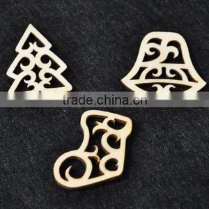 Wood Veneer Shape,MDF Flourish, Wooden Flourish Scrapbooking Card Craft Embellishments thumbnail-1