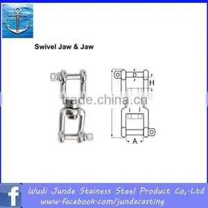 Stainless Steel Marine Hardware Jaw and Jaw Swivel thumbnail-6