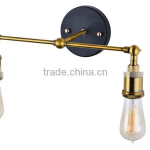 Manufacturer's Premium Iron Wall Sconce Lamp Brass Wall Lamp thumbnail-3