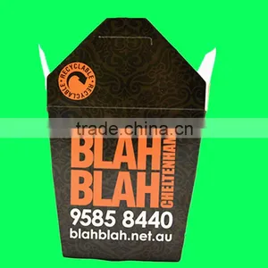 White Cardboard Disposable Noodle Box thumbnail-1