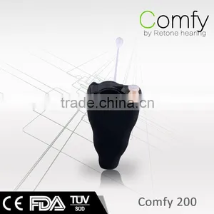 Comfy 200 Mini Soft Shell Cheap Analog Modular CIC Hearing Aid, Personal Sound Amlifier thumbnail-1