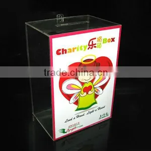 Acrylic Suggestion Box / Acrylic Luckydraw Box / Acrylic Donation Box thumbnail-1