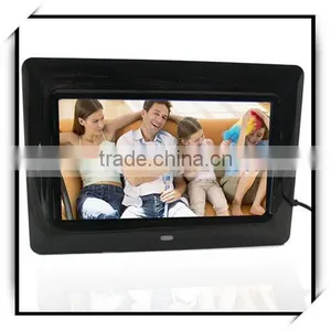 480 x 234DPI 7 Inch Wide Screen Super Thin LCD Big Digital Photo Frame White thumbnail-1