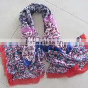 Turkish Printing Silk Scarf thumbnail-1