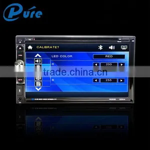 Universal Double Din Car DVD Player With USB SD AUX Radio Bluetooth Double Din Car Stereo thumbnail-5