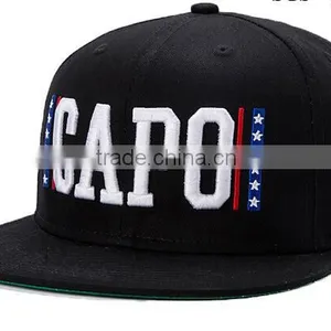 Square Flat Brim 3D Embroidery Fashion Wholesale Snapback Caps thumbnail-1