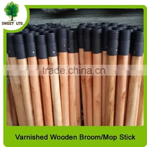 2.2*120cm Varnished Wooden Brush Handle With Plastic Cap From China Supplier thumbnail-1