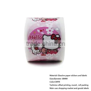 Hello Kitty Cat Roll Sticker thumbnail-3