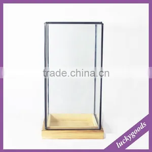 LGJ040 Wedding Party Decoration Glass Candle Holder With Lid thumbnail-6