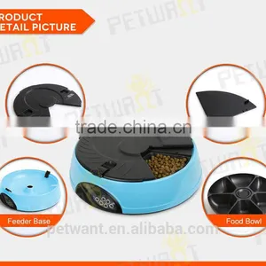 Time Programmable 6 Meals Automatic Dog Cat Animal Feeders thumbnail-5