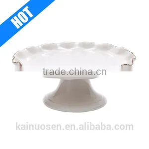 Custom 10inch Cream Classic Cake Stand thumbnail-1