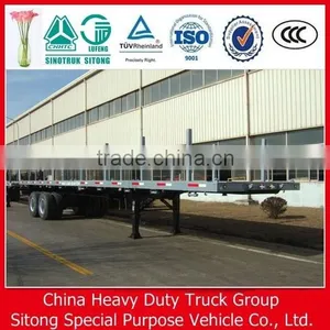 Sitong Factory: Wood Transport Low Loader Semi-trailer thumbnail-1