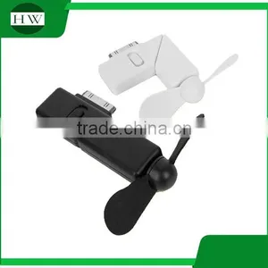 Foldable Outdoor Flexible Latest Design Eco-friendly Low Power Noise Portable Mini Fan for Pocket Ihone Mobile Cellphone Power thumbnail-3