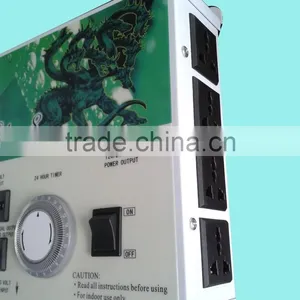Hydroponic Lighting System Controller Hydra 8 24 Hour Timer Switch / 24 Hours Mechanical Timer / 24hrs Grounded Grow Light Timer thumbnail-2