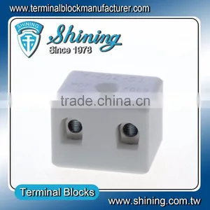 TC-202-A Thermocouple 600V 20A 2 Pin Ceramic Connector Block thumbnail-1