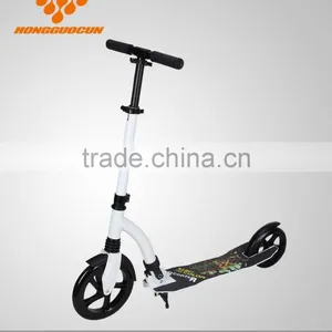 2016 NEW Design Front Suspension Kick Scooter 200mm PU Large Wheels Adult Kick Scooter thumbnail-1