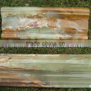 Natural Stone Pakistan Supplier ONYX CHAIR RAIL MOLDING COLLECTION thumbnail-5