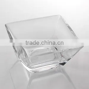 Clear Glass Vases,tapered Square Glass Vase,transparent Glass Vase thumbnail-1