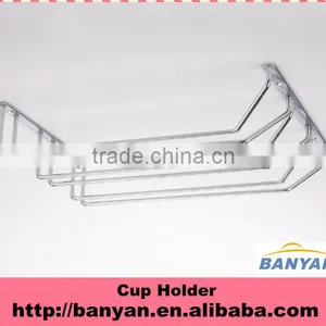 Cup Holder , Stainless Steel Wall Mounted Cup Rack thumbnail-1