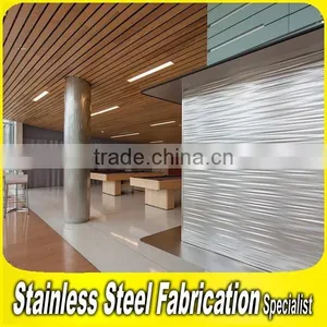 PVD Color Coating Stainless Steel Art Decor Metal Facade Cladding thumbnail-1