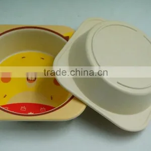 Eco Friendly Bamboo Fiber Biodegradable Kid's Bowl thumbnail-5