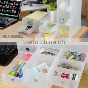Dull Polish Combination Drawer Storage Box Plastic Drawer Storage Cabinet thumbnail-5