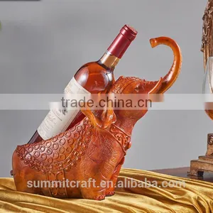 Wholesale Resin Elephant Animal Single Wine Bottle Holders thumbnail-6
