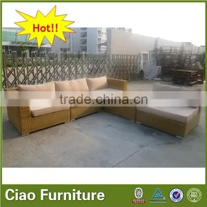 Outdoor L Shape Sofa Set Rattan Outdoor Furniture thumbnail-3