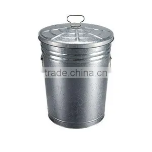 GALVANISED STORAGE TRASH BIN thumbnail-1