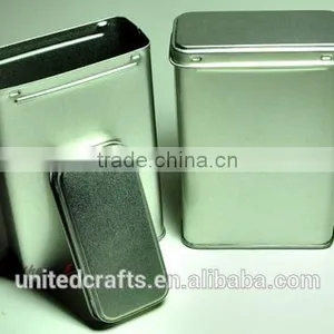5 PCs of 50cc. EMPTY MINI PLAIN TEA METAL TIN BOX STORAGE NEW thumbnail-5