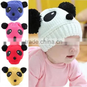 Lovely Animal Panda Baby Hats And Caps Kids Boy Girl Crochet Beanie Hats thumbnail-1