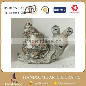 17 Inch Fiberglass Solar Light Garden Decoration Fish Statues thumbnail-2