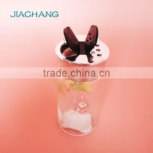 80ml Glass Salt and Pepper Sugar Packaging Bottle With Butterfly Lid thumbnail-3