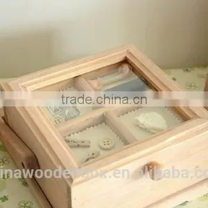 2015 Popular Customize Folding Wooden Sewing Box thumbnail-5