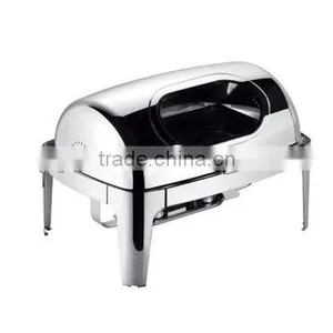 Fast Food Restaurant Equipment Visible Stainless Steel Food Warmer Chafing Dish thumbnail-1
