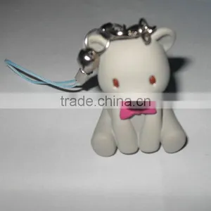 Keyring With Polyresin Mascot Decoration thumbnail-1
