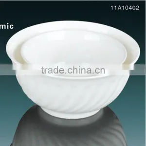 2014 Hot Sale White Ceramic Noodle Bowl thumbnail-1