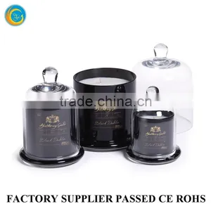 Black Round Domes Glass Bell Jar Yufeng Factory Supplier thumbnail-1