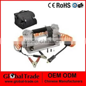 12V Metal Air Compressor With Light 12V Air Pump Tyre Infator Compressor Car Air Compressor Air Inflator A0149 thumbnail-1