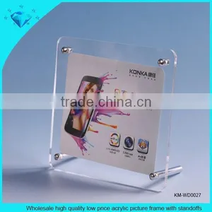Wholesale High Quality Low Price Acrylic Picture Frame With Standoffs thumbnail-1