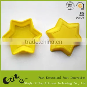 Silicone Cake Mold Six Rayed Star thumbnail-1