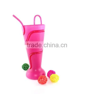 Best Quality Plastic Drinking Water Bottle With a Straw thumbnail-2