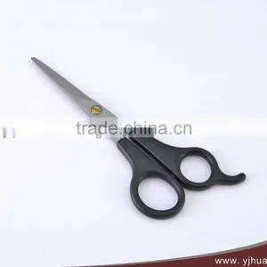 Professional Plastic Handle Titanium Coating Hair Cutting Barber Scissors thumbnail-1